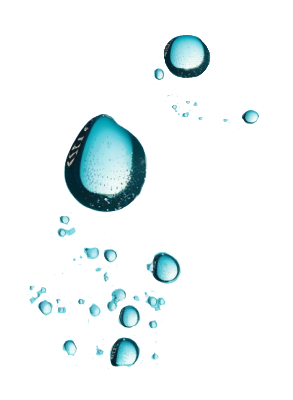 salt and water drops floating 1